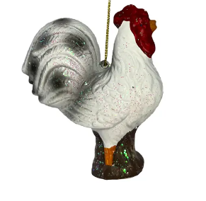 Подвес ПЕТУШОК Н11 см, пластик, белый