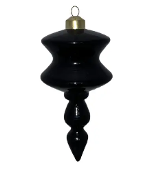Подвес 16х7 см, стекло, черный