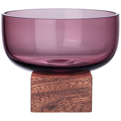 Ваза "WOODY" PURPLE 20 * 16 см