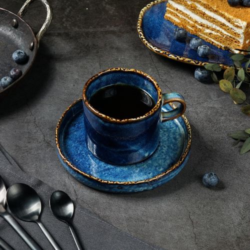 Чашка чайная 230 мл, d=8,1 см, h=6.7см, фарфор,серия "Aqua Blue" P.L.