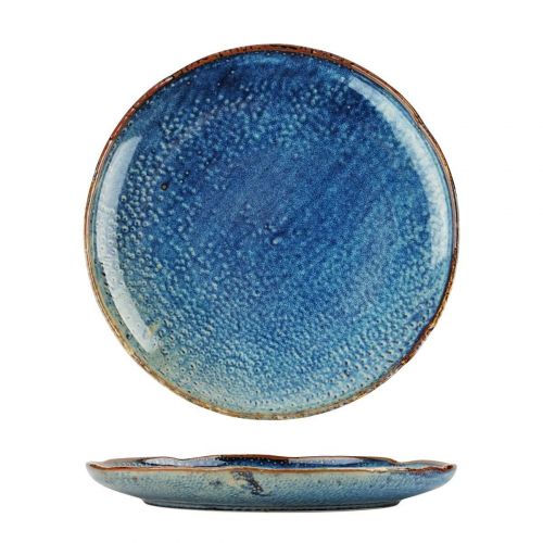 Тарелка d=28 см, h=3.3 см, фарфор,серия "Aqua Blue" P.L.