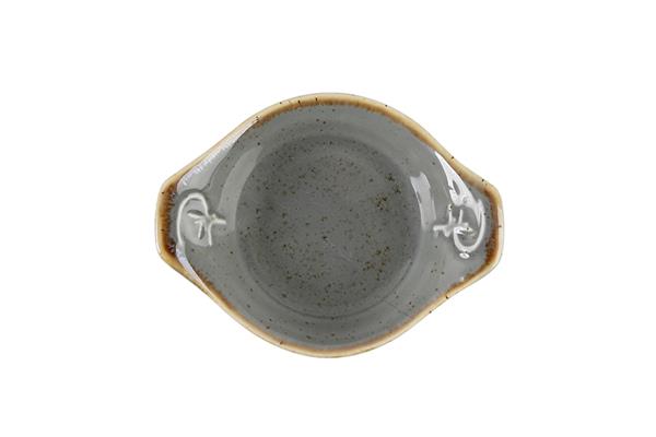 Мини-соусник с ручками 7х7 см темно-серый, Seasons