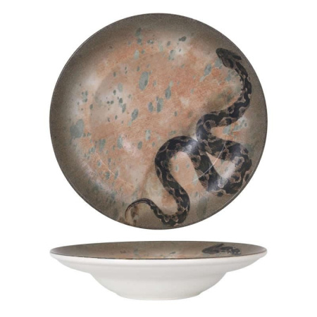 Тарелка 27 см глубокая Питон, Саванна