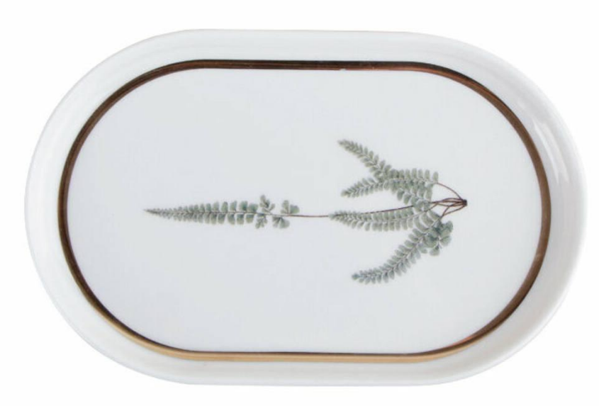 Блюдо овальное 18CM Botanical Porland (Турция)