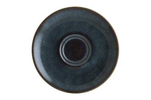 Блюдце 16 см Сфера Оушн (корич/синий)