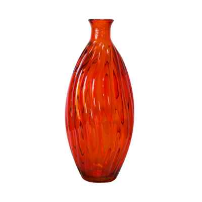 Ваза "Волна"  h=31см., красная