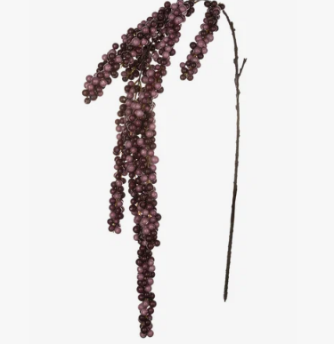 Ветвь ягодная 142 см Бордовый