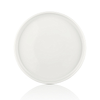 Тарелка 23 см с прямым бортом белая "Arel", By Bone