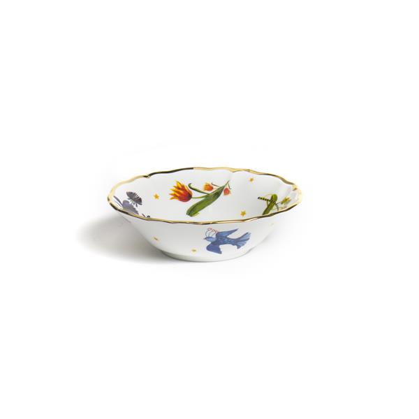 Салатник 15 см цветной декор, La tavola Scomposta