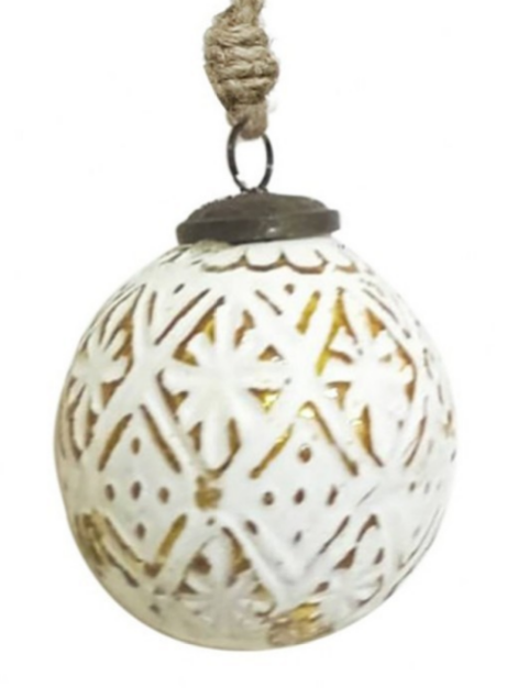 Новогодняя игрушка средний шар 10. см10,см10