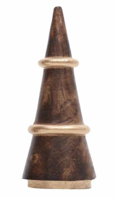 Декор  Ель  средняя gold  20. см8,см8