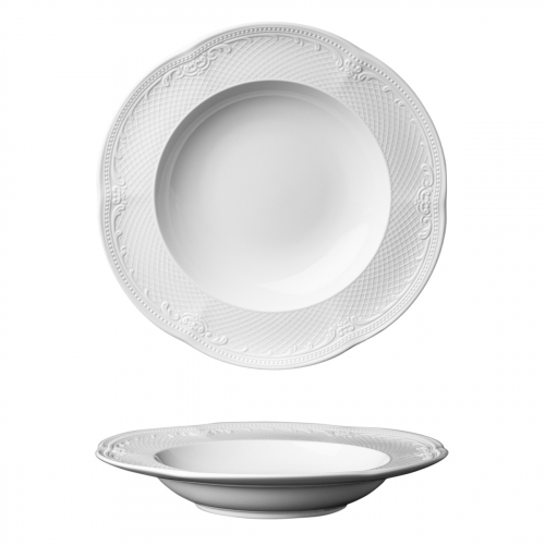 Тарелка глубокая 23 см, Aristocrat, Noble, фарфор