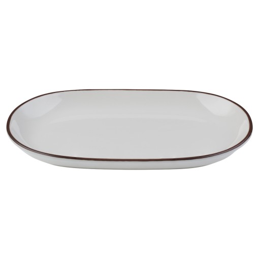 Блюдо овальное 37см Brown Modest