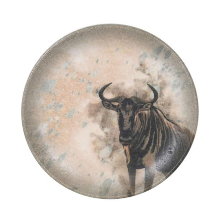 Тарелка 15 cм. Як, Саванна, фарфор