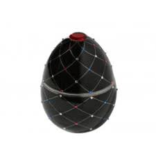 Свеча 450г Black with Silver Stripes Bois de Russie