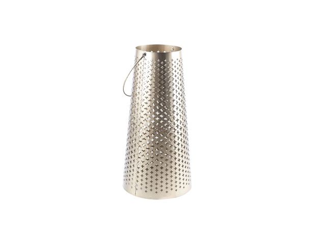 Подсвечник 21,5X21,5XH42CM, металл, цвет золотистый