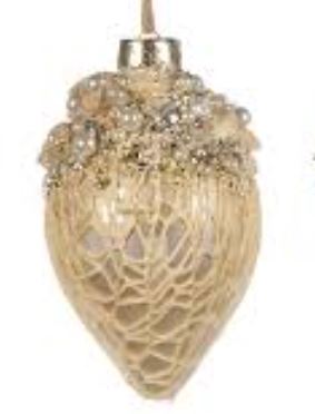 Игрушка елочная Шишка с ракушками Goodwill