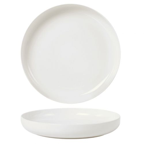 Тарелка c бортом 25,5 см "Fine Plus" фарфор