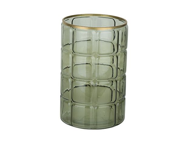Ваза 15*23CM, стекло, цвет зеленый