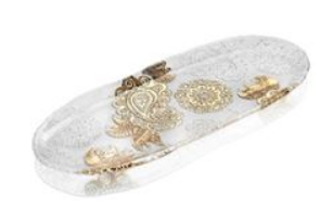 Блюдо овальное 43X17 см CLEAR GOLD IVV