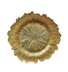 Тарелка "GOLDEN GLOW" 21,5 см