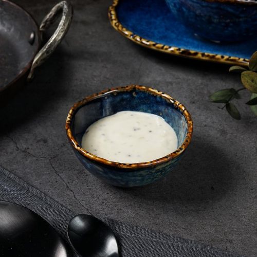 Салатник d=7,5см, h=4 см, 80 мл, фарфор,серия "Aqua Blue" P.L.