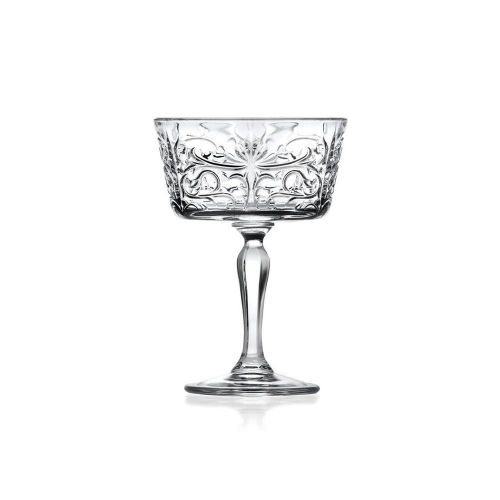 Бокал блюдце для шампанского RCR Luxion Tattoo 260 мл