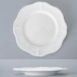 Тарелка мелкая d 16 см h 1,8 см, фарфор, Grazia