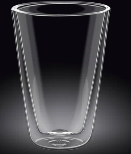 Стакан конус 500 мл с двойными стенками Wilmax