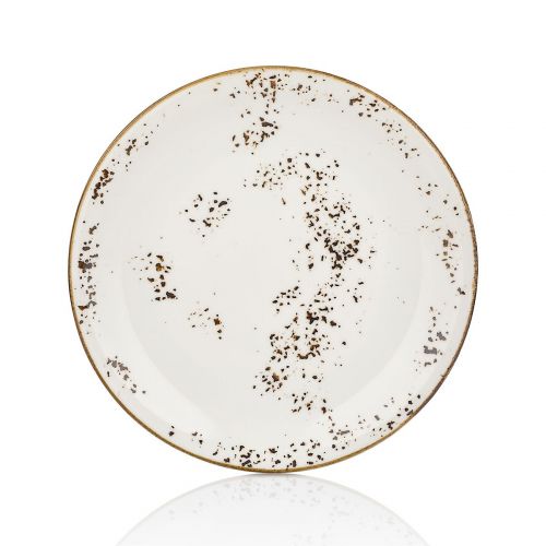 Тарелка мелкая 27 см белая "Elegance", By Bone