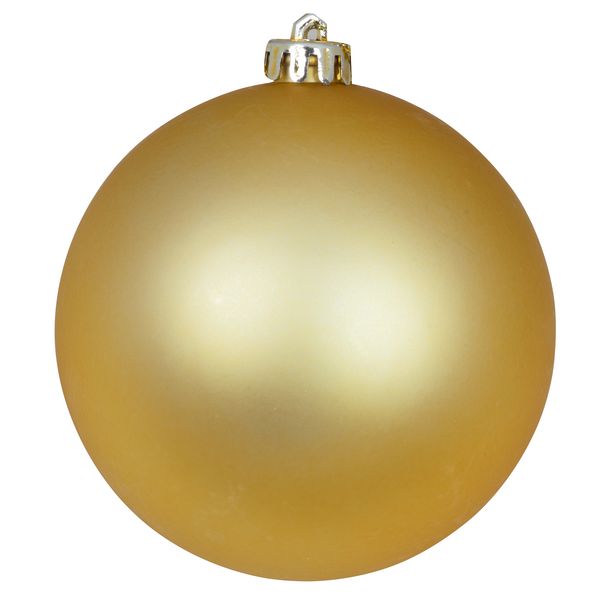 Елочное украшение Шар Золотой 10 см