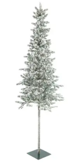 Ель искусственная заснеженная КОРОЛЕВА ТЯНЬ ШАНЯ Н210 см, пластик, металл, белый
