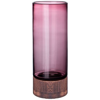 Ваза "WOODY" PURPLE 12*29.5 см