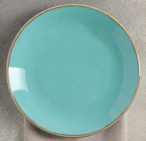 Тарелка 18 см бирюзовая, Seasons