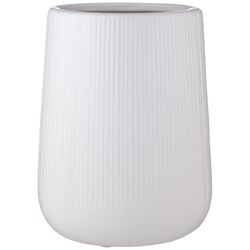 Ваза белая с гранями 14,5*14,5*19 см