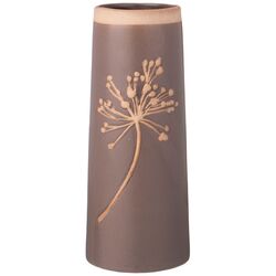 Ваза "Одуванчик" 10,4*26 см, кофейная, керамика