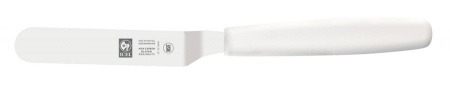 Лопатка 21 см. изогнутая раб. часть 9*2 см. нерж. узкая с пластик. ручкой, Icel