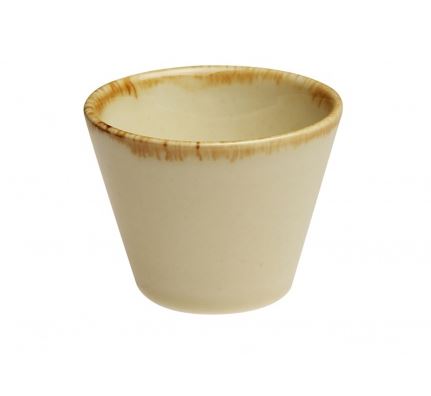 Чаша коническая 11,5 см 400 мл фарфор цвет желтый