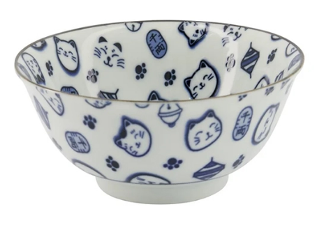 Чаша Китти  бело-синяя см 14.8