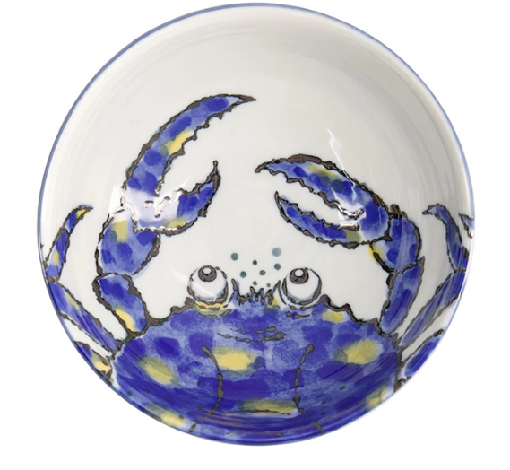 Чаша Краб синяя  см 18,5