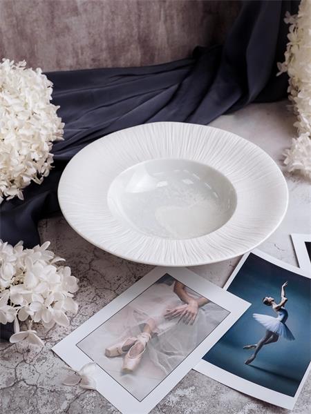 Тарелка для пасты 450 мл, d 28 см h 6 см, Boletus