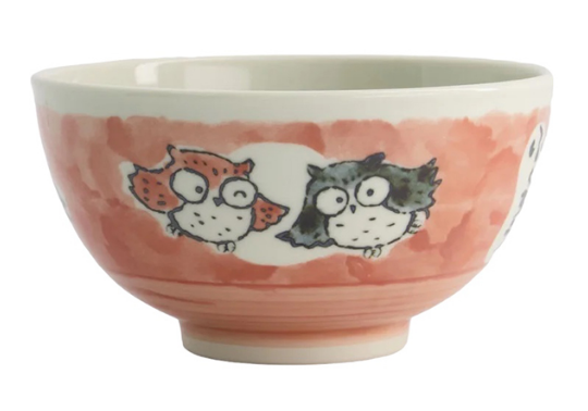 Чаша Совы, розовая  см16