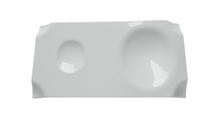 Блюдо прямоугольное 29*15 см белый глянец, Jomon Cookplay