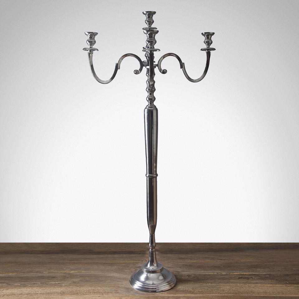 Подсвечник/канделябр  на 5 свечей H180  см. D35 см.