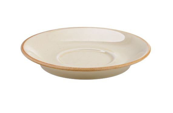 Блюдце для чайной чашки 16 см. (желтый)