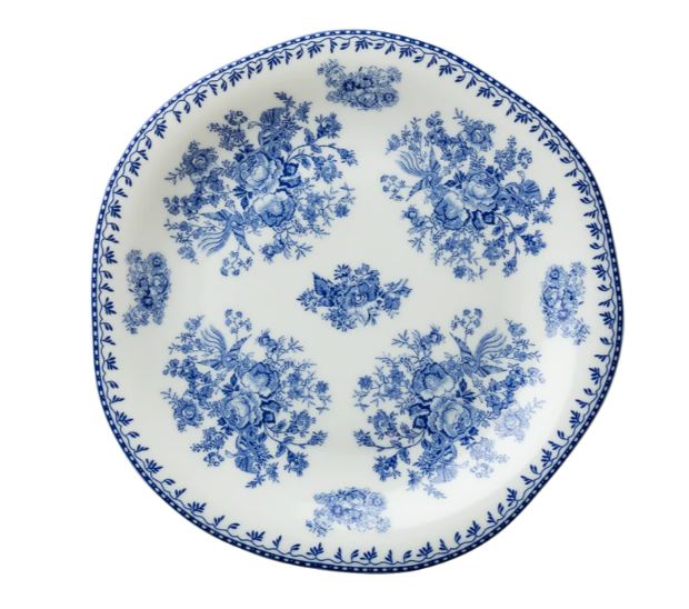 Тарелка 27 cm (синяя) Lancaster фарфор