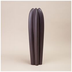 Ваза 13,5*46 см Серый крокус, керамика