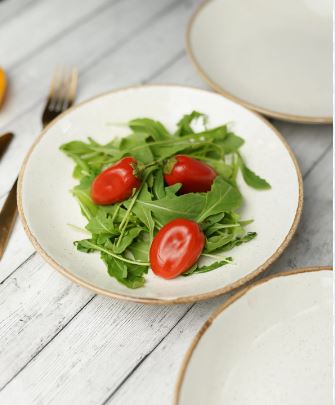 Тарелка плоская 24 см бежевая, Seasons Porland (Турция)