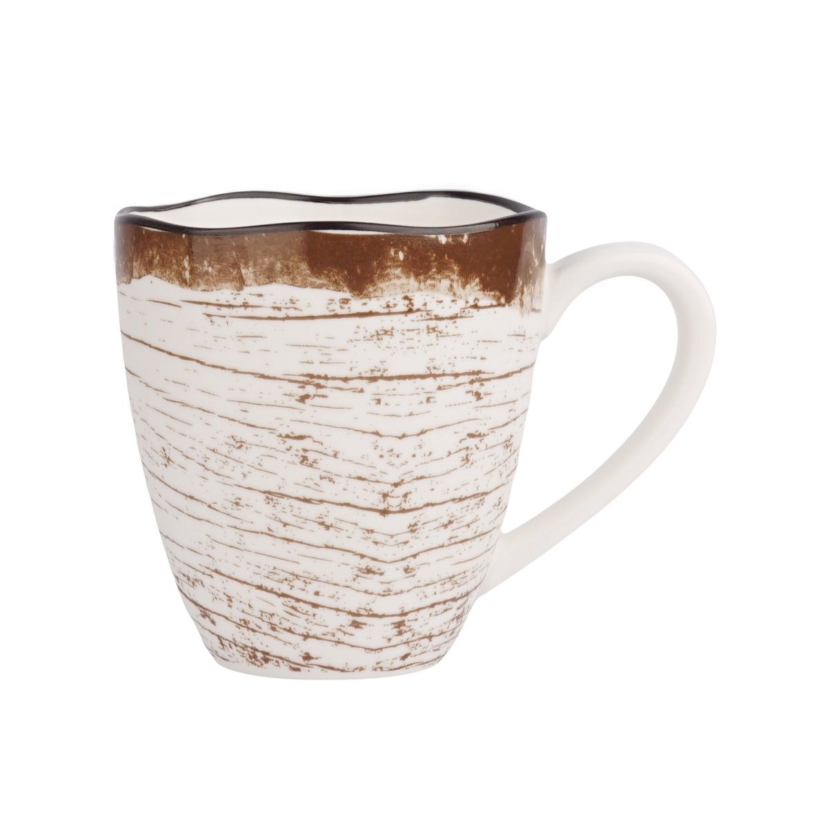 Кружка 280 мл, фарфор, cерия WOOD-FUSION