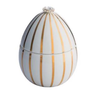 Свеча 200 г Bois de Russie White Gold stripes Ladenac